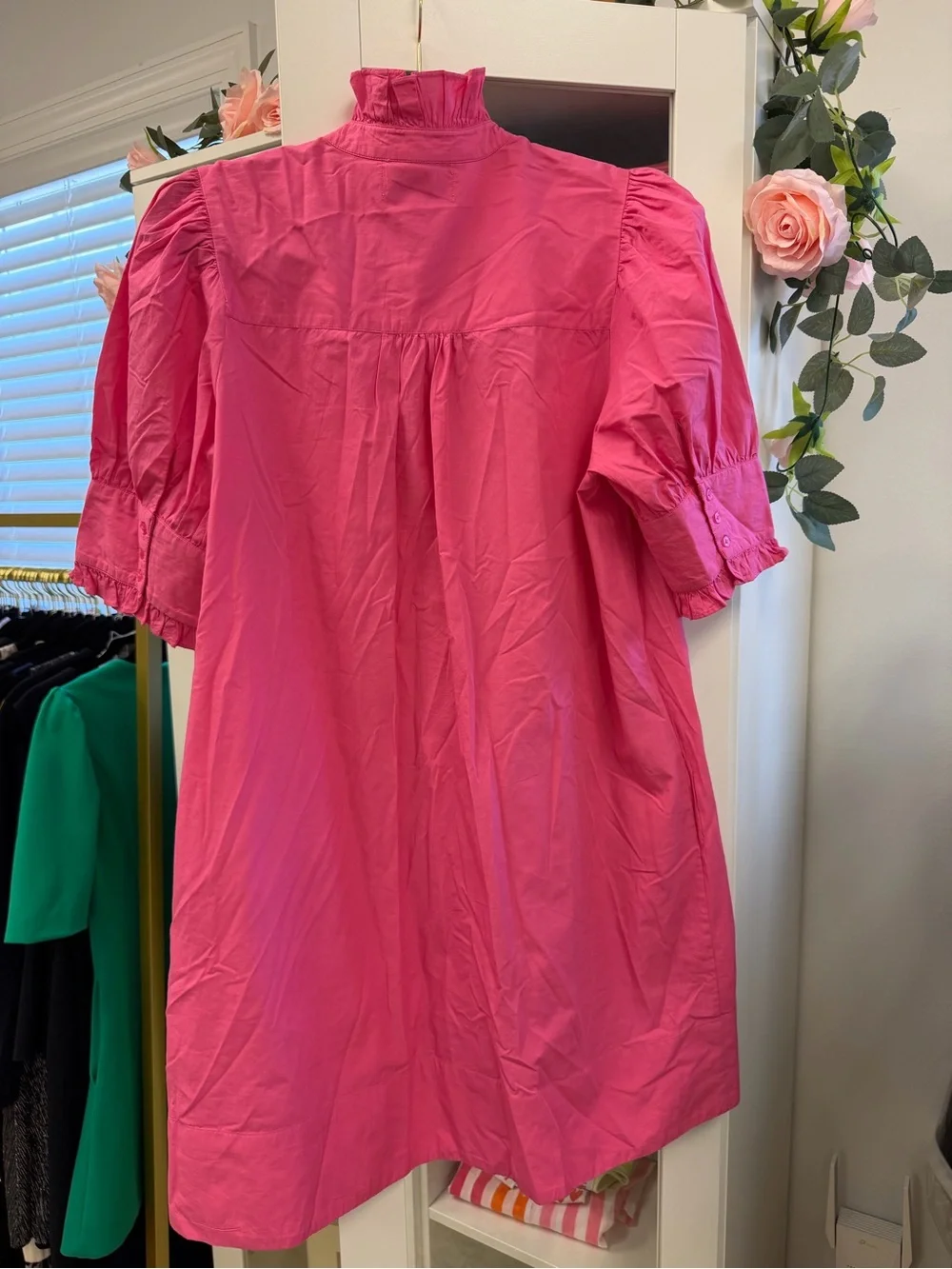 NAVYBLEU Westport Dress in Pink Sz M EUC MSRP: $216 Sundress Resortwear Flowy